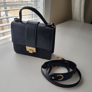 Forever 21 Black Structured Crossbody Bag